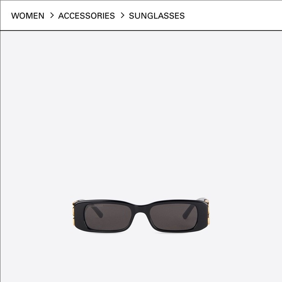 Balenciaga style Sunglasses 🕶 & earrings set - Picture 6 of 7